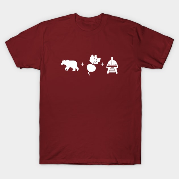 Bears Beets Battlestar Galactica T-Shirt by HeyBeardMon